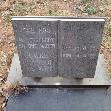 WET Louwrens Francois, de 1925-1985