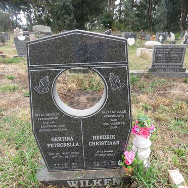 WILKEN Hendrik Christiaan 1934-2015 & Gertina Petronella 1935-2001