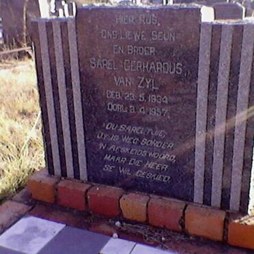 ZYL Sarel Gerhardus, van 1934-1957