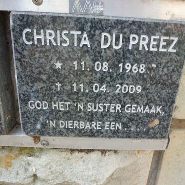 PREEZ Christa, du 1968-2009