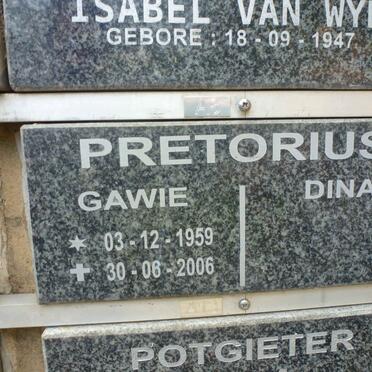PRETORIUS Gawie 1959-2006 &amp; Dina