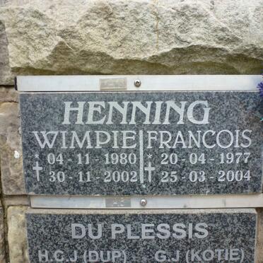 HENNING Wimpie 1980-2002 :: HENNING Francois 1977-2004