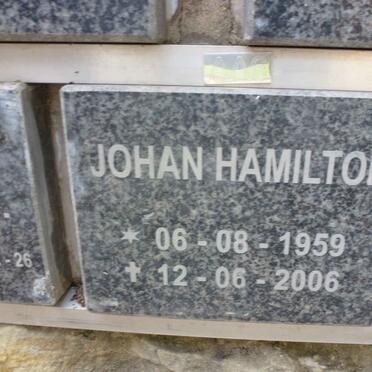 HAMILTON Johan 1959-2006