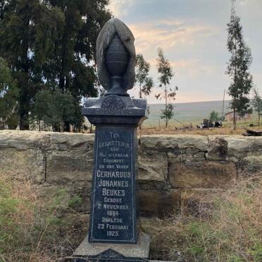 BEUKES Gerhardus Johannes 1864-1925