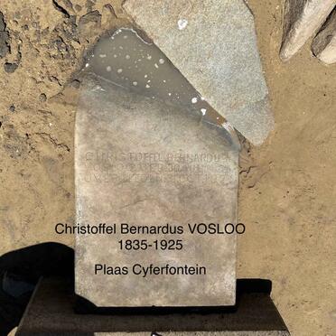 VOSLOO Christoffel Bernardus 1835-1925