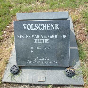 VOLSCHENK Hester Maria nee MOUTON 1947-