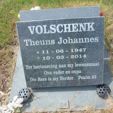 VOLSCHENK Theuns Johannes 1947-2014