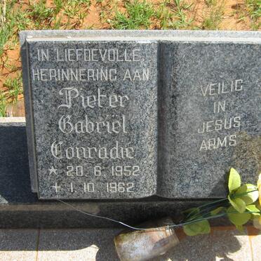 CONRADIE Pieter Gabriel 1952-1962