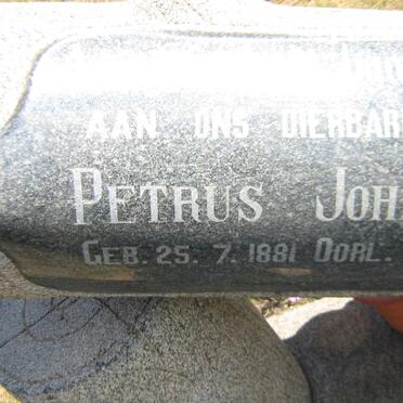 VORSTER Petrus Johannes 1881-1959 &amp; Susanne Louisa JACOBS 1882-1968 