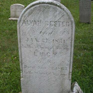 BESTER Alvan -1831 &amp; Lucy -1863 