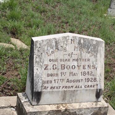 BOOYENS Z.G. 1842-1928