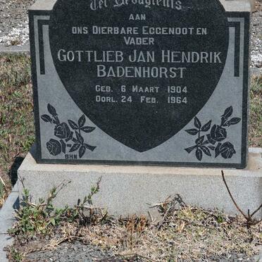 BADENHORST Gottlieb Jan Hendrik 1904-1964