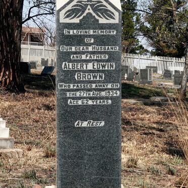 BROWN Albert Edwin -1934 &amp; Janet Patty -1942 :: BROWN Aubrey Fuller -1928 