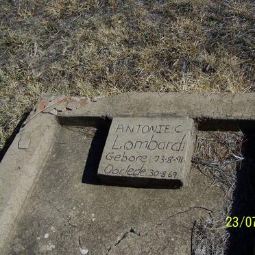 LOMBARD Antonie C. 1894-1969