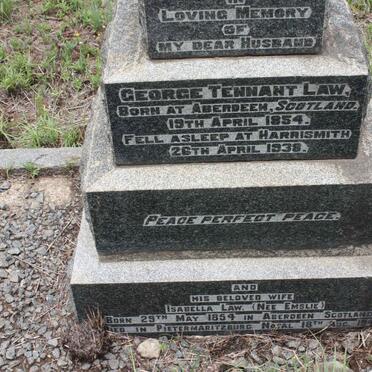 LAW George Tennant 1854-1938 &amp; Isabella EMSLIE 1854-194?