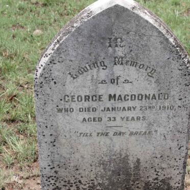 MACDONALD George -1910