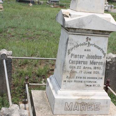 MAREE Pieter Jacobus Casparus 1849-1939