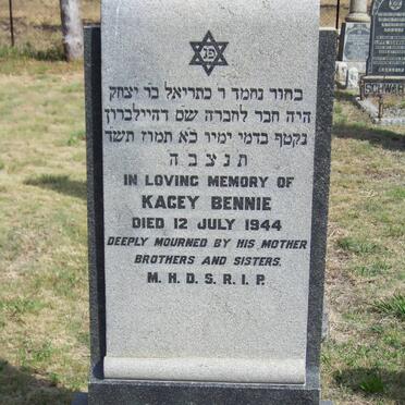 BENNIE Kacey -1944