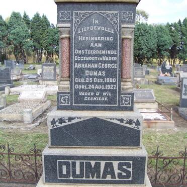 DUMAS Abraham George 1880-1927