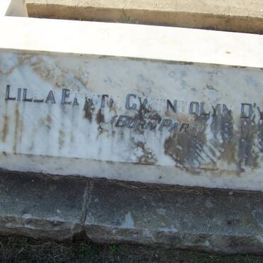 D'YMANT Lilla Edith Gwendolyn nee PARR -1931 