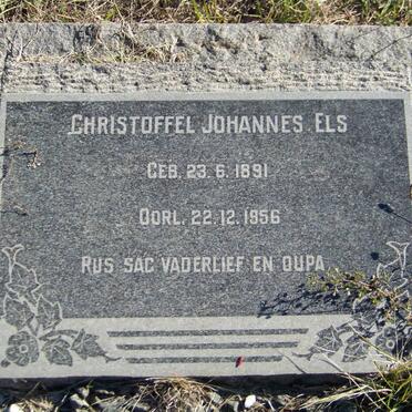 ELS Christoffel Johannes 1891-1956