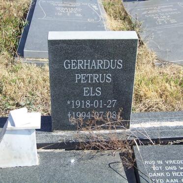 ELS Gerhardus Petrus 1918-1994
