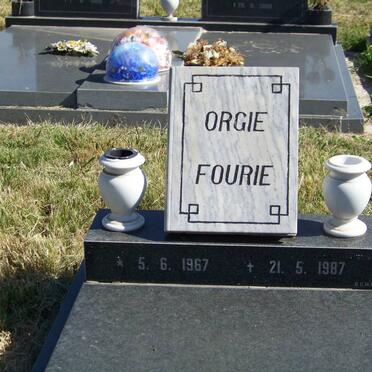 FOURIE Orgie 1967-1987