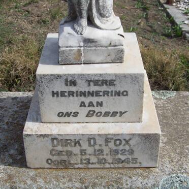 FOX Dirk D. 1929-1945