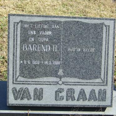 GRAAN Barend H., van 1908-1988