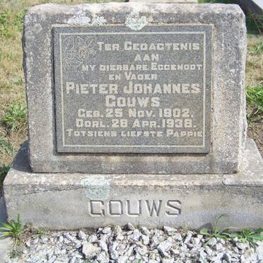 GOUWS Pieter Johannes 1902-1938