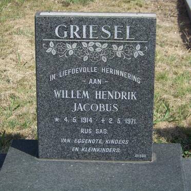 GRIESEL Willem Hendrik Jacobus 1914-1971