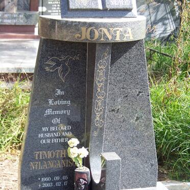JONTA Timothy Ntlanganiso 1960-2003