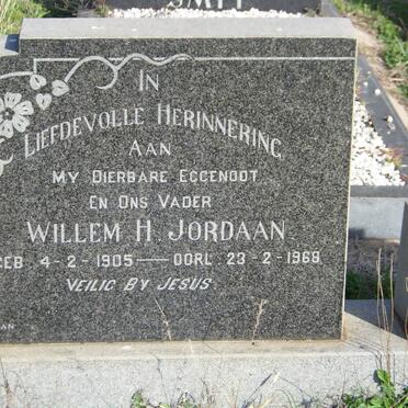 JORDAAN Willem H. 1905-1968