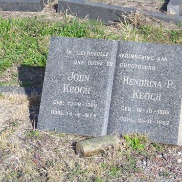 KEOGH John 1889-1974 &amp; Hendrina P. 1898-1962