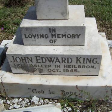 KING John Edward -1945