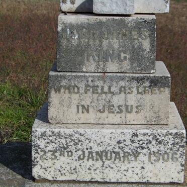 KING John James -1906