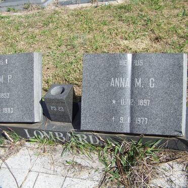 LOMBARD Willem P. 1893-1983 &amp; Anna M.C. 1897-1977