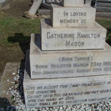 MASON Catherine Hamilton nee TANNER 1882-1952