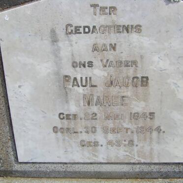 MAREE Paul Jacob 1845-1944