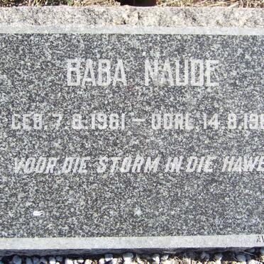 NAUDE Baba 1961-1961