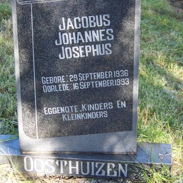 OOSTHUIZEN Jacobus Johannes Josephus 1936-1993