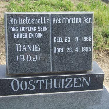 OOSTHUIZEN B.D.J. 1968-1995
