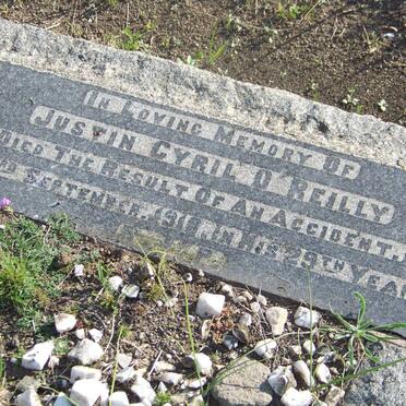 O'REILLY Justin Cyril -1918