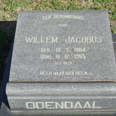 ODENDAAL Willem Jacobus 1904-1965