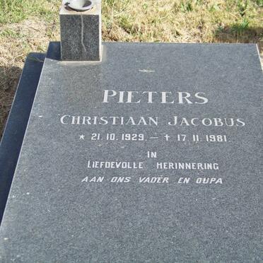 PIETERS Christiaan Jacobus 1929-1981