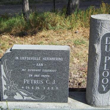 PLOOY Petrus C.J., du 1925-1971