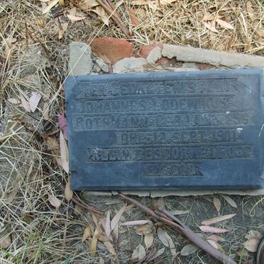 ROTHMANN Johannes Lodewikus 1896-1901