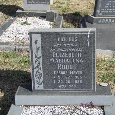 ROODT Elizebeth Magdalena nee MEYER 1905-1988
