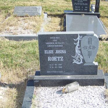 ROETZ Elsie Josina 1907-2000