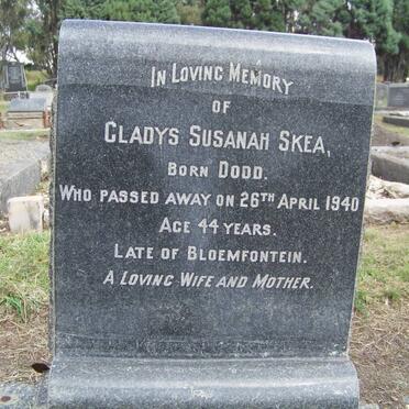 SKEA Gladys Susanah nee DODD -1940